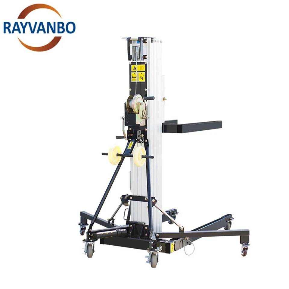 High Quality 3m To 6m Lift Height 80kg To 450kg Load Capacity Manual Lifting Material ForkLift suppliers